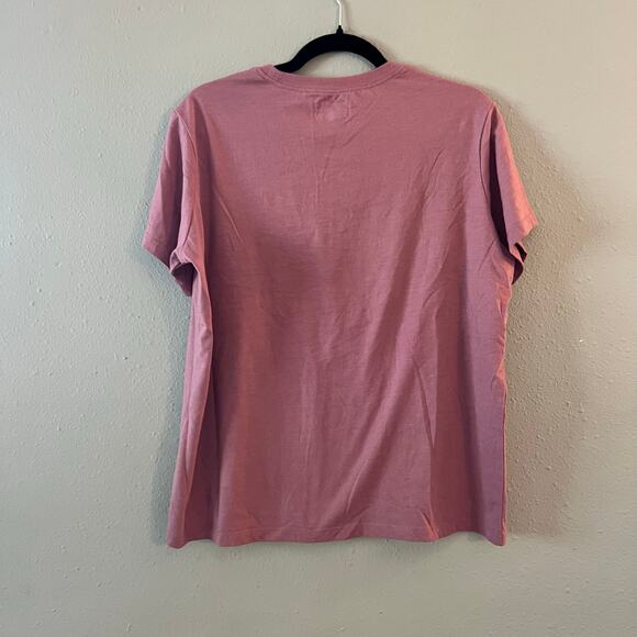 Merrell Graphic T-Shirt XL Wild Life Retro Sunset Floral Outdoor Hiking Tee Pink - Picture 4 of 4